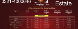 CANADIAN CITY Gwadar: Residential Plots Are Available On 2.5 Years Installments
