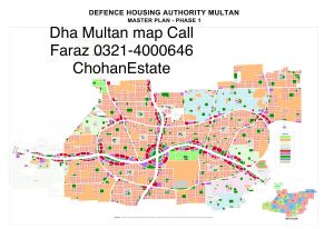 Dha Multan Phase 1 Map Sector A B C D E F G H J K L M N O P